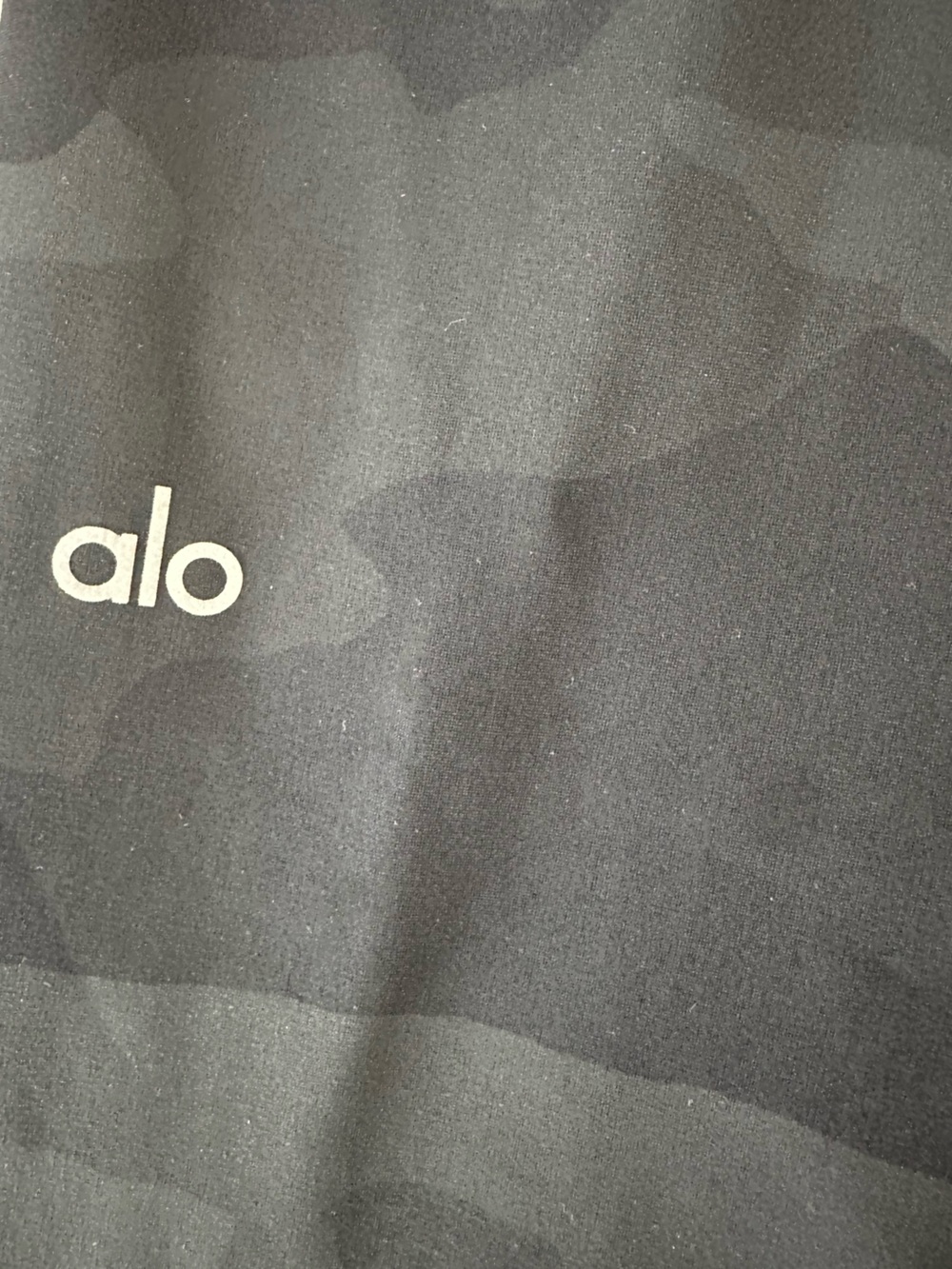 ALO Yoga Women’s Black and Gray Camo Joggers - Picture 3 of 5